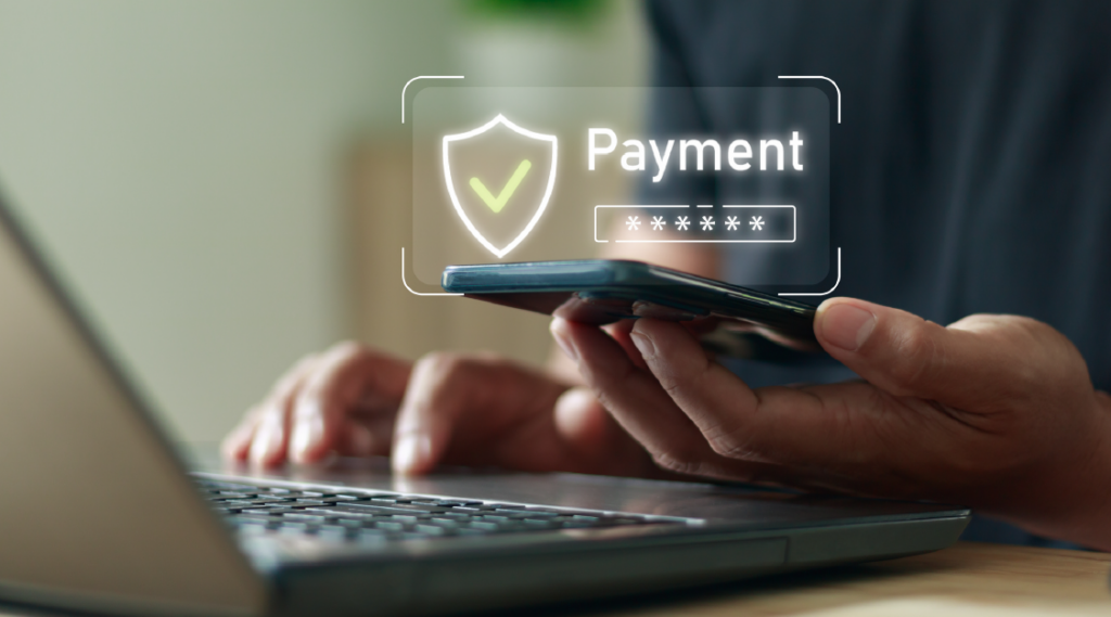 Secure online payment platform with PCI compliance and encrypted transaction processing